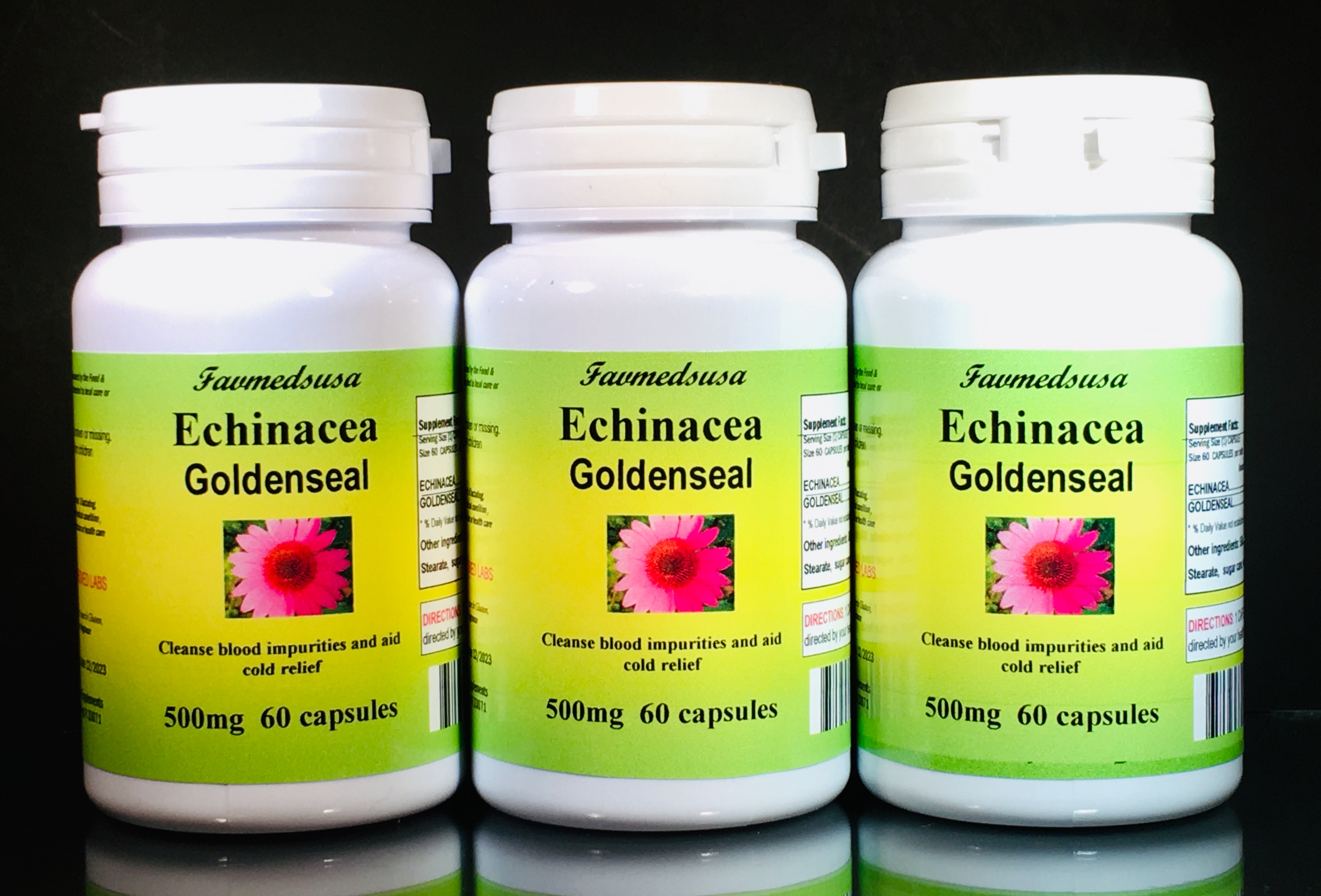 Echinacea Goldenseal - 180 (3x60) capsules